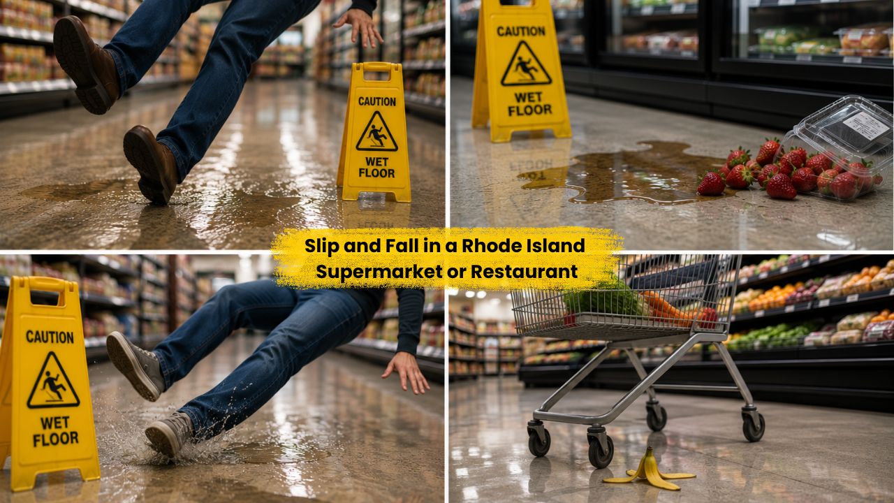 Slip and Fall in a Rhode Island Supermarket or Restaurant