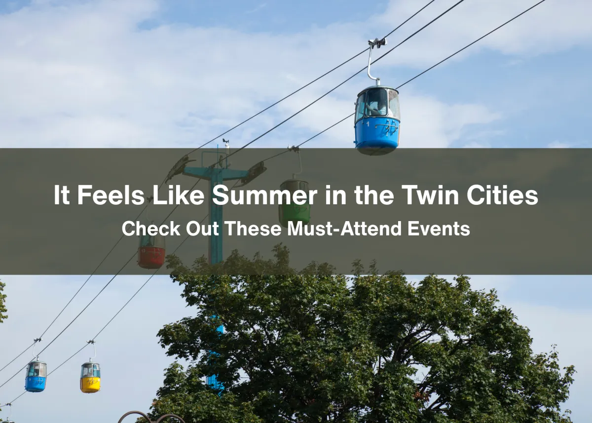 image of gondolas from the MN state fair with the blog title going across the middle