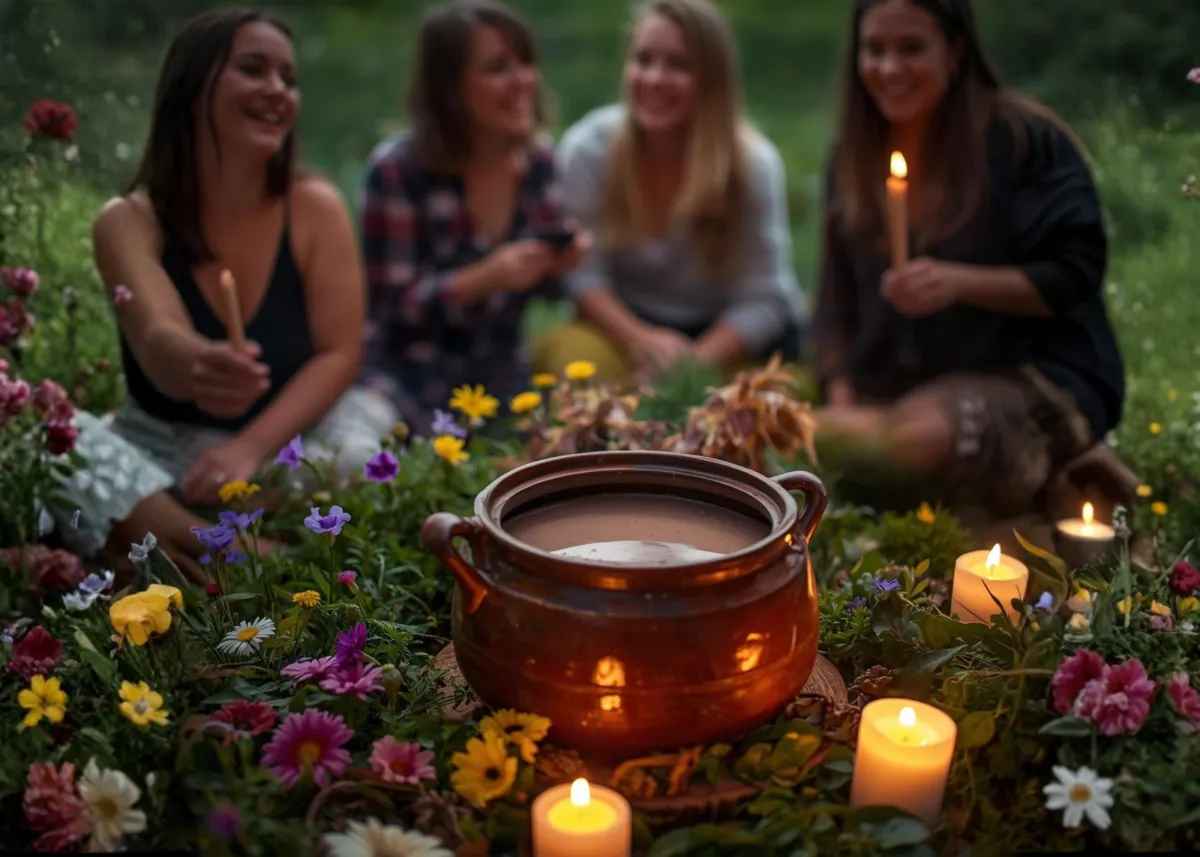 Sound Bath event with crystal bowls and serene lighting