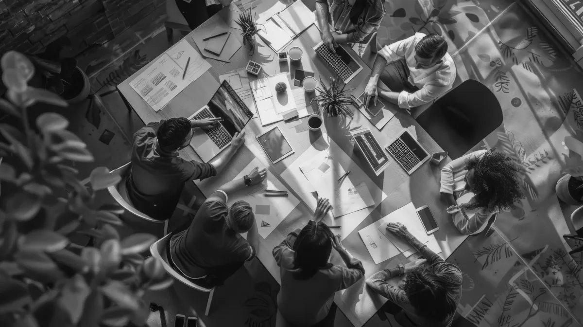 discussing digital marketing