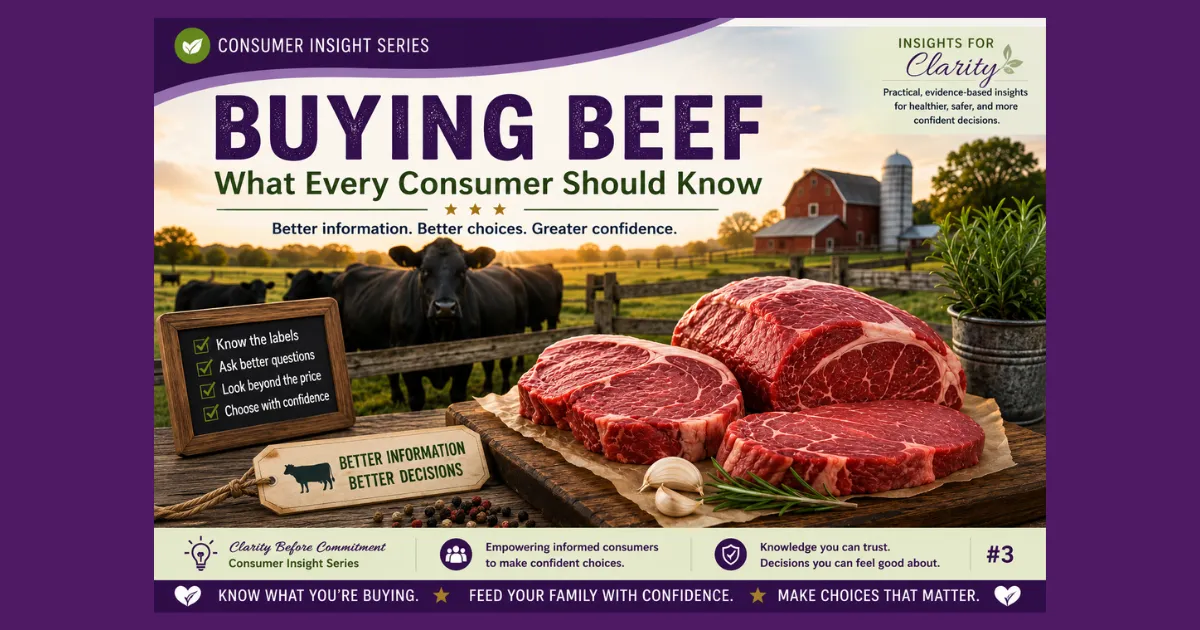 What's Really in Your Beef - And Why It's Important You Know It