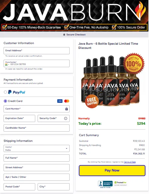 Java Burn official webite