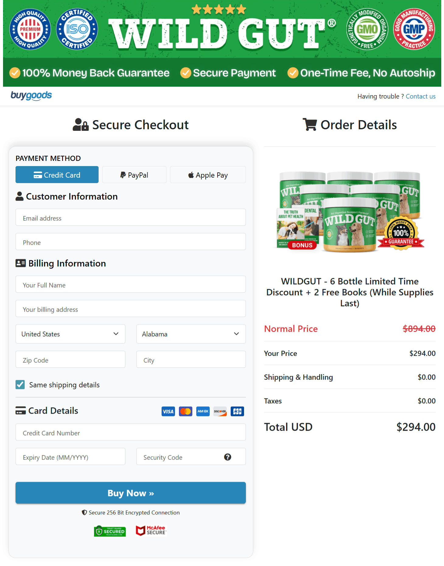 WildGut official webite