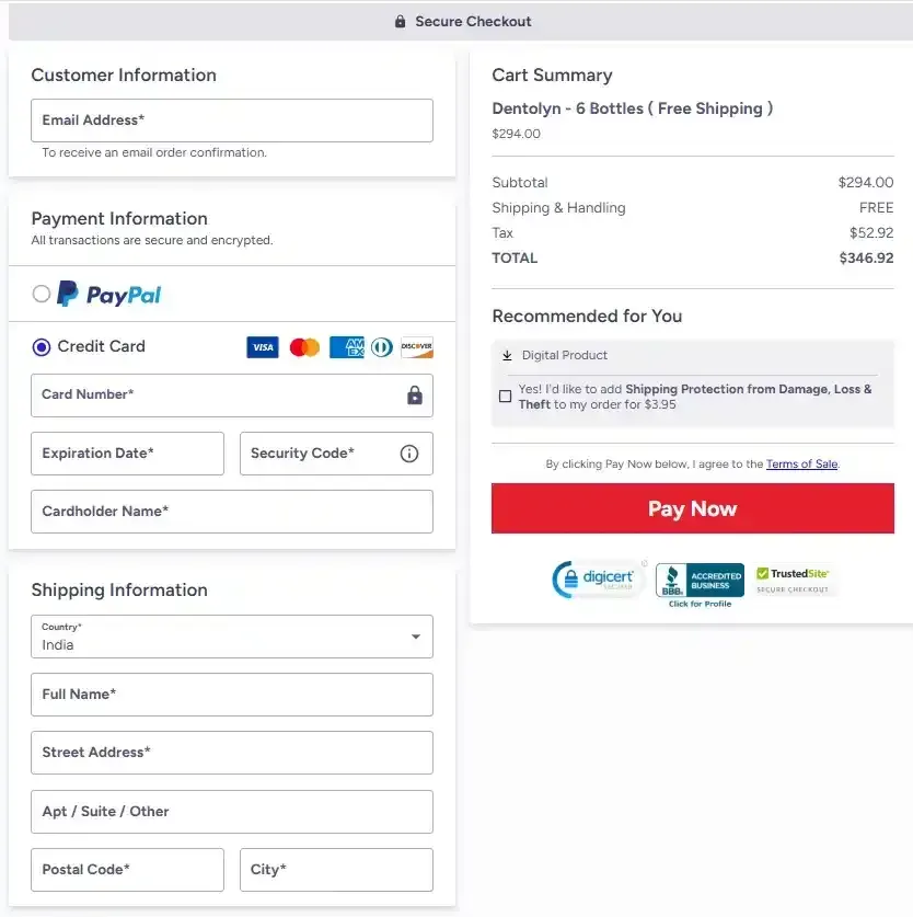 Dentolyn official webite