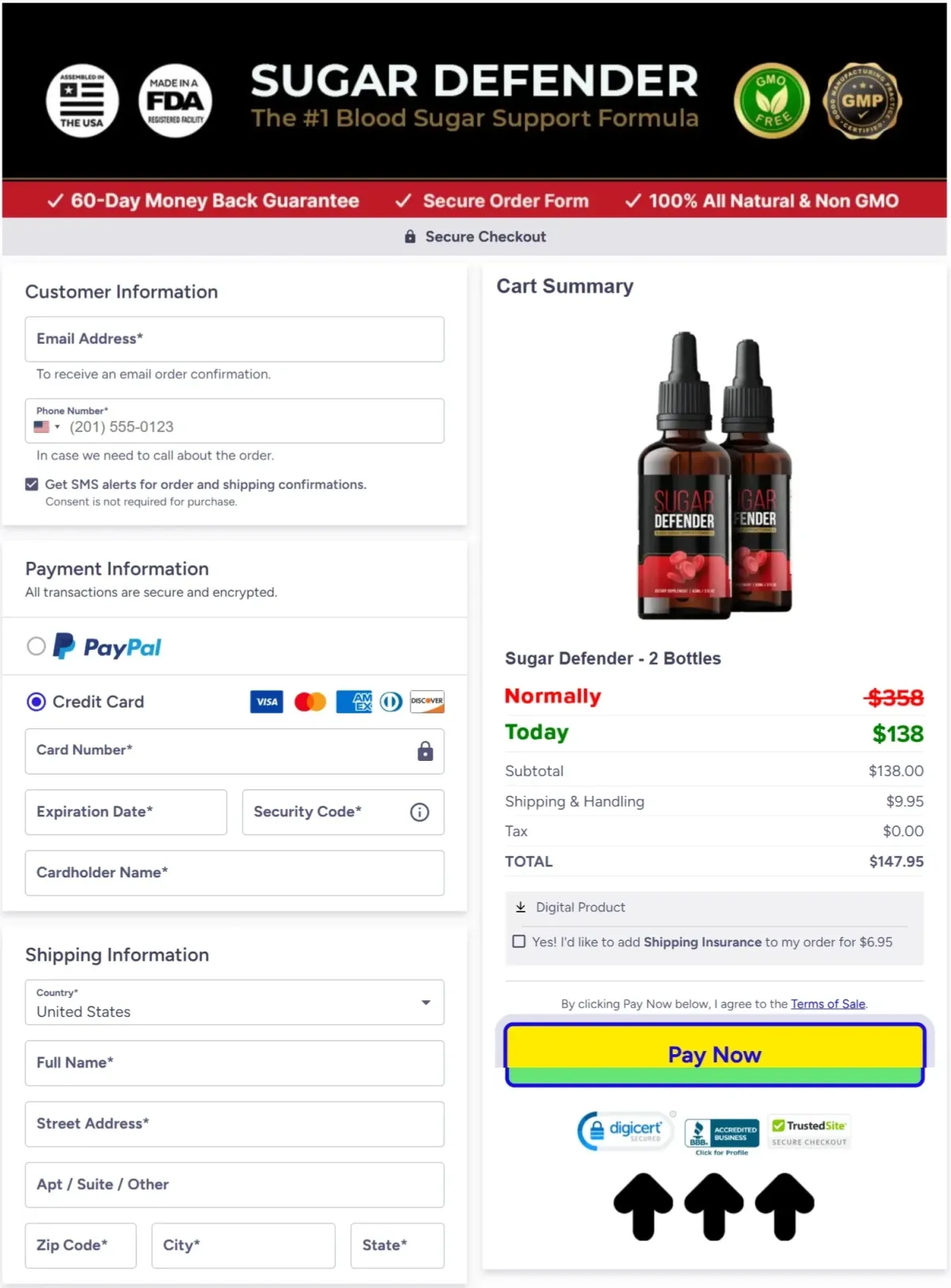 Sugar Defender official webite