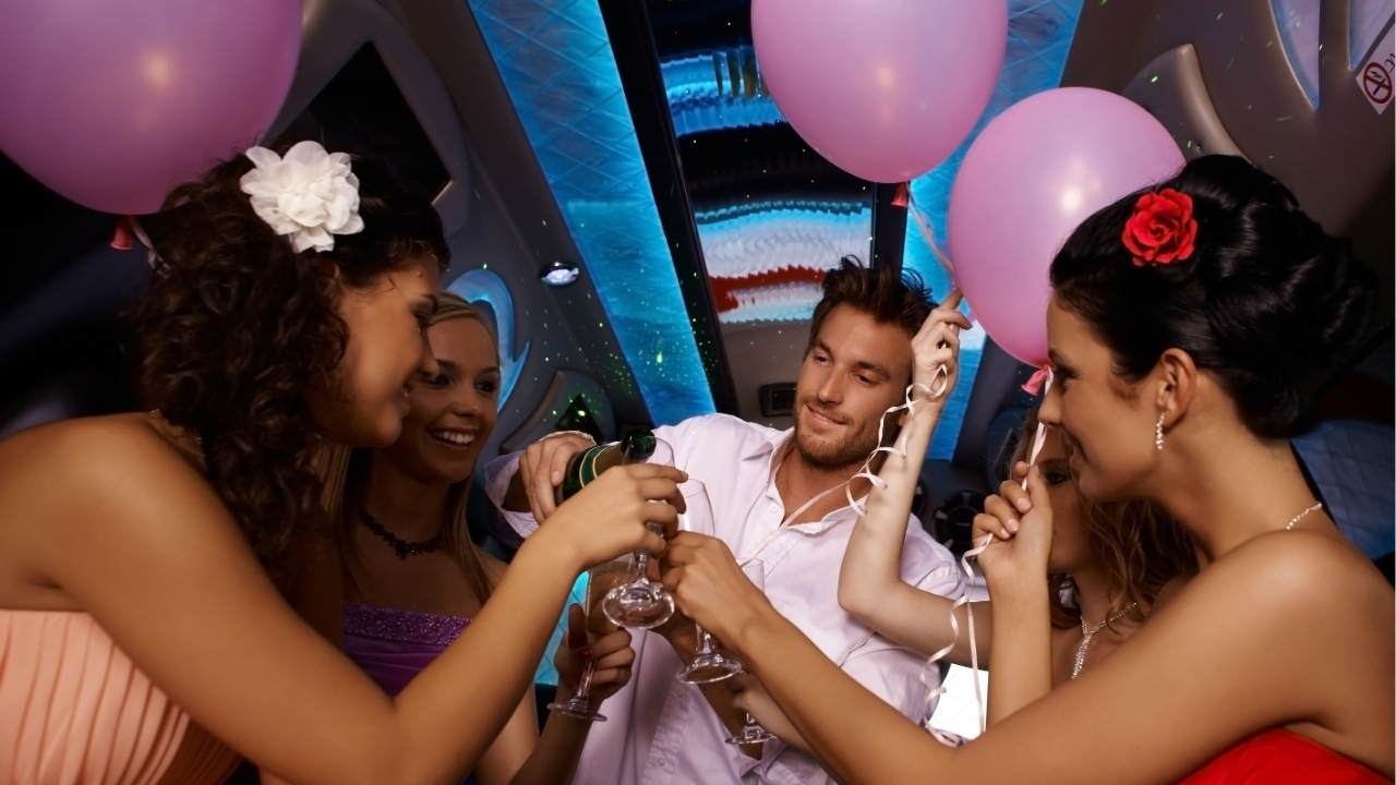 party bus decorations