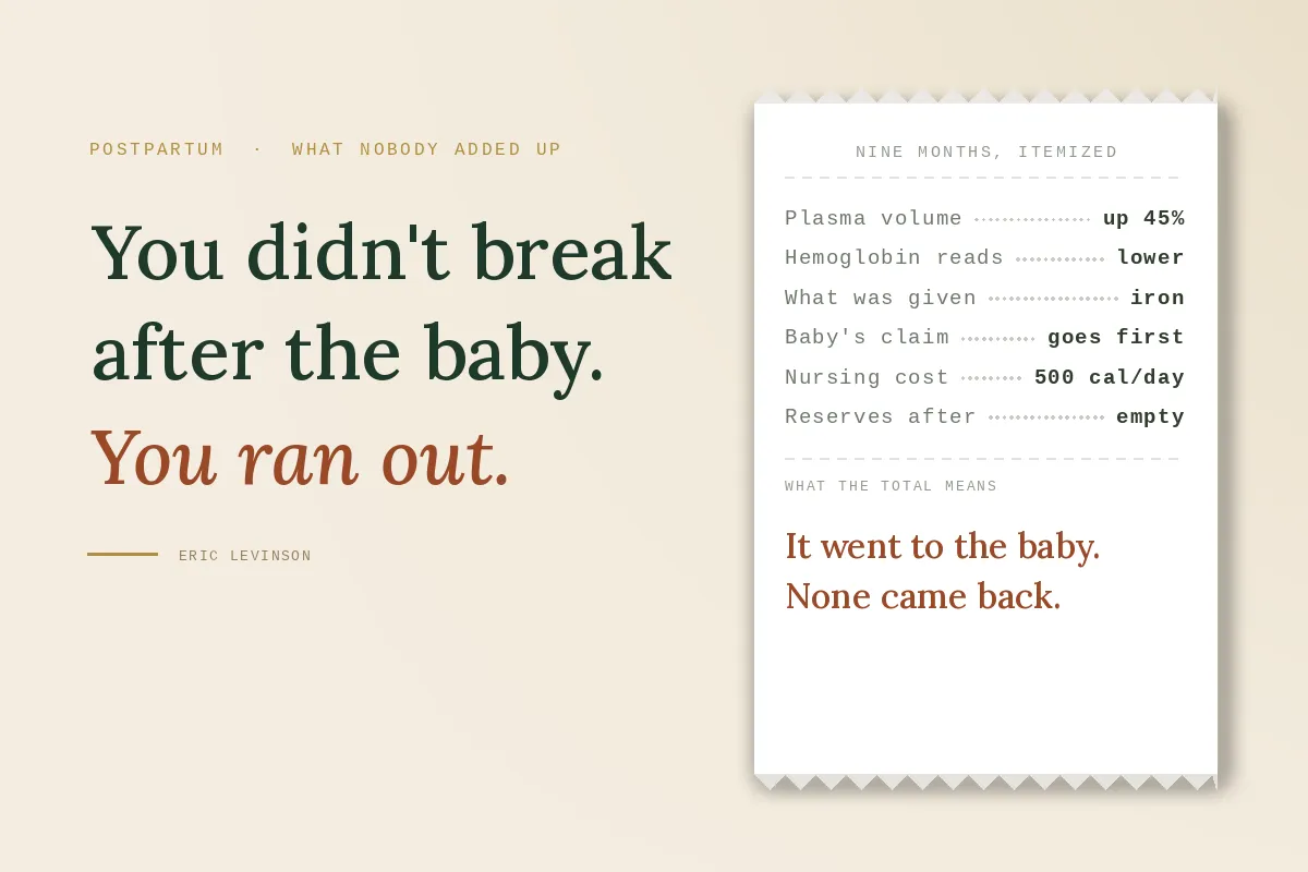 Why Everything Fell Apart After the Baby