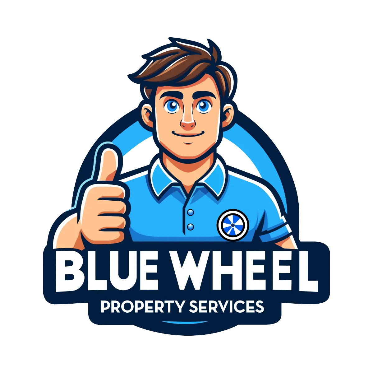 Kalamazoo Residential and Commercial Pressure Washing Blue Wheel Pressure Washing