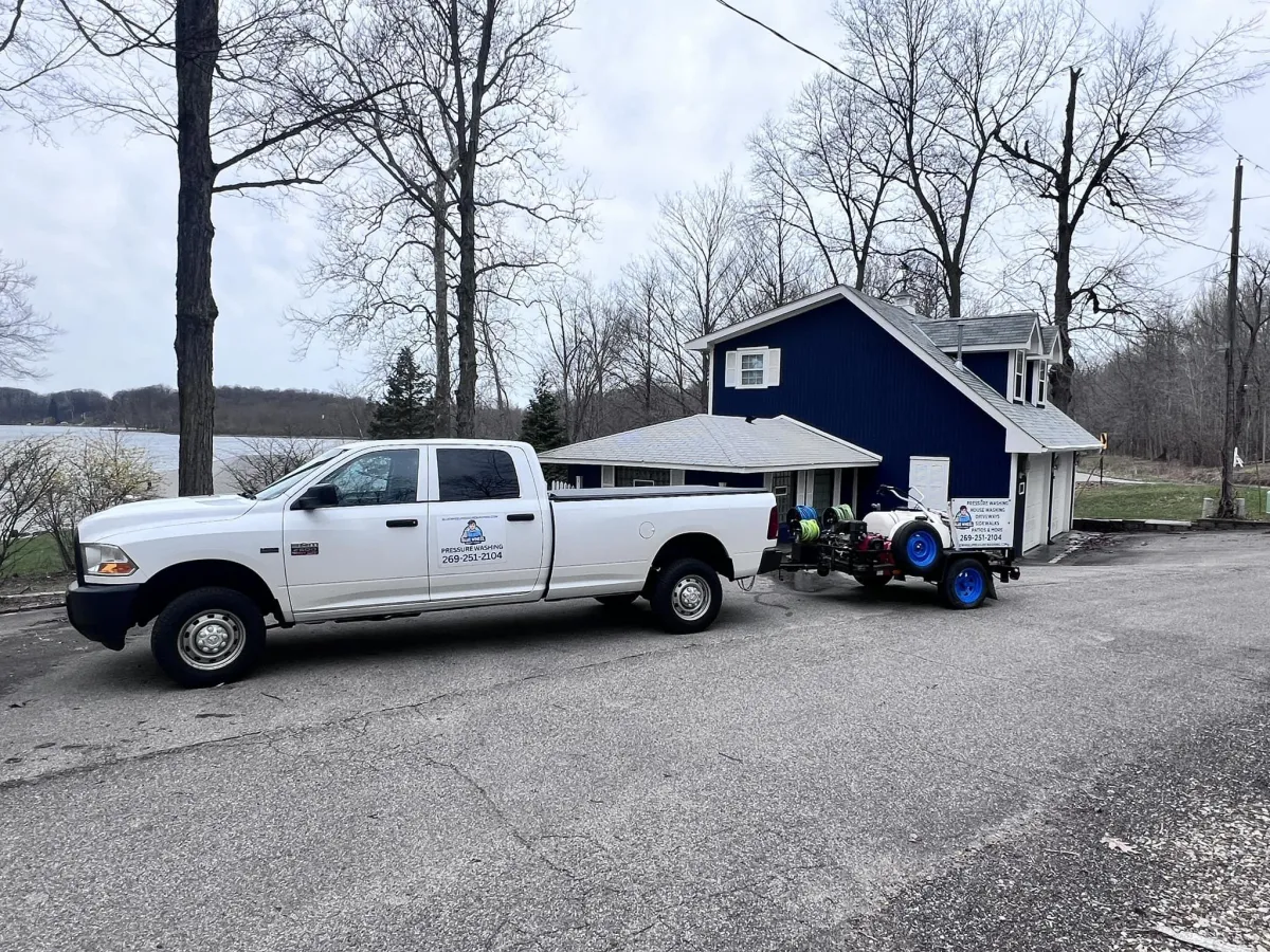 Portage, Michigan Pressure Washing Blue Wheel Pressure Washing