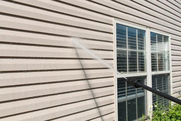 Kalamazoo Residential and Commercial Pressure Washing Blue Wheel Pressure Washing
