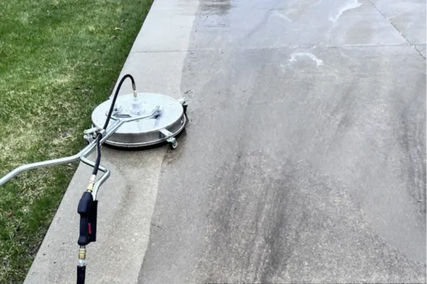 Kalamazoo Residential and Commercial Pressure Washing Blue Wheel Pressure Washing