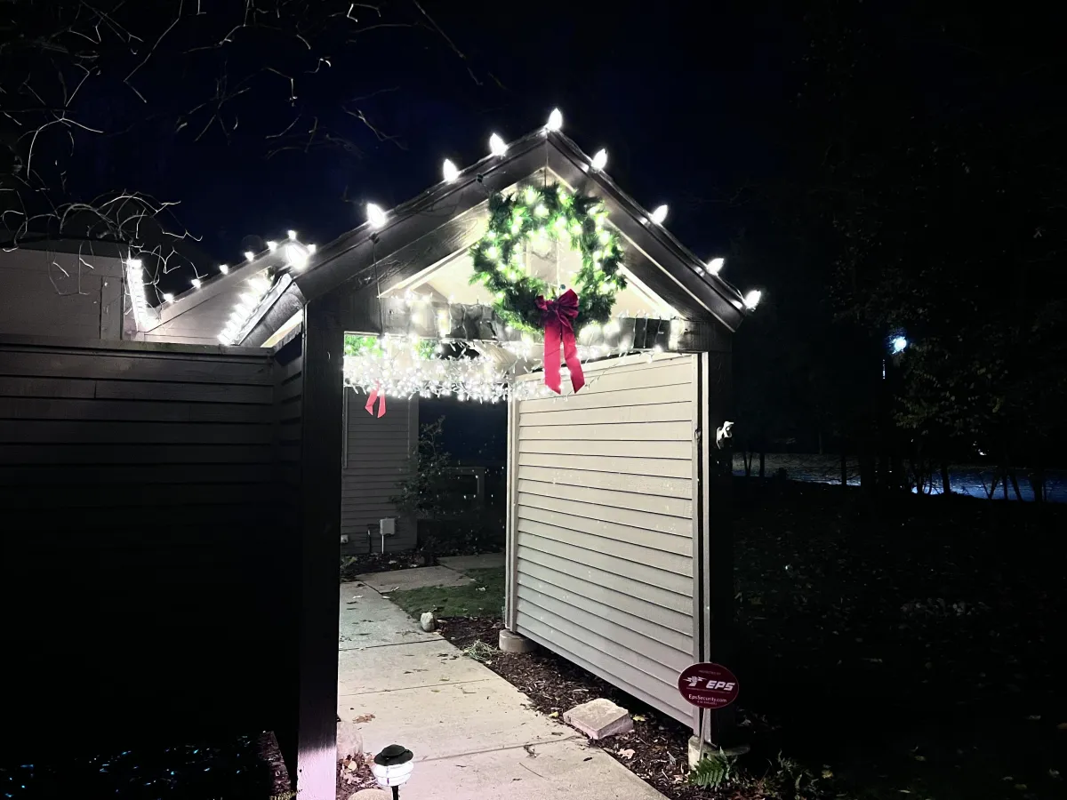 Blue Wheel Pressure Washing Professional Christmas Lights Installation