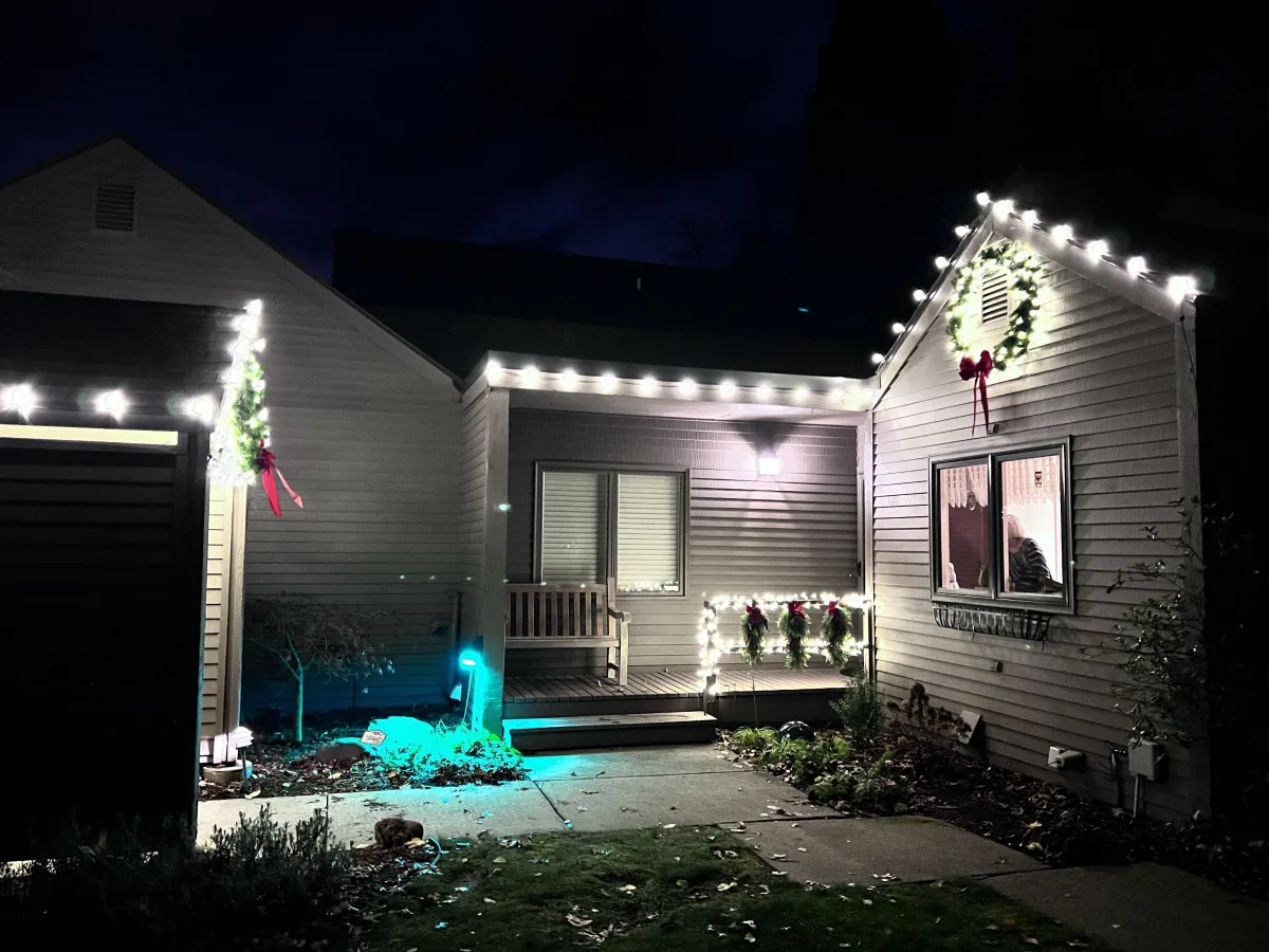 Blue Wheel Pressure Washing Professional Christmas Lights Installation