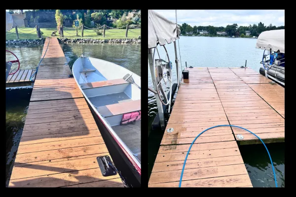 Kalamazoo Residential and Commercial Pressure Washing Blue Wheel Pressure Washing