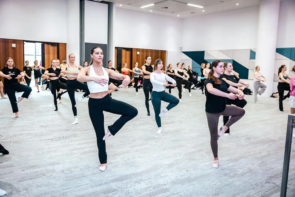 A movement class at Dance Teacher Expo in Sydney in 2023