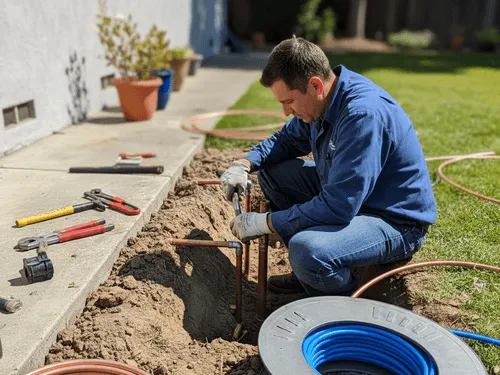 Burlingame, CA Water Line Replacement
