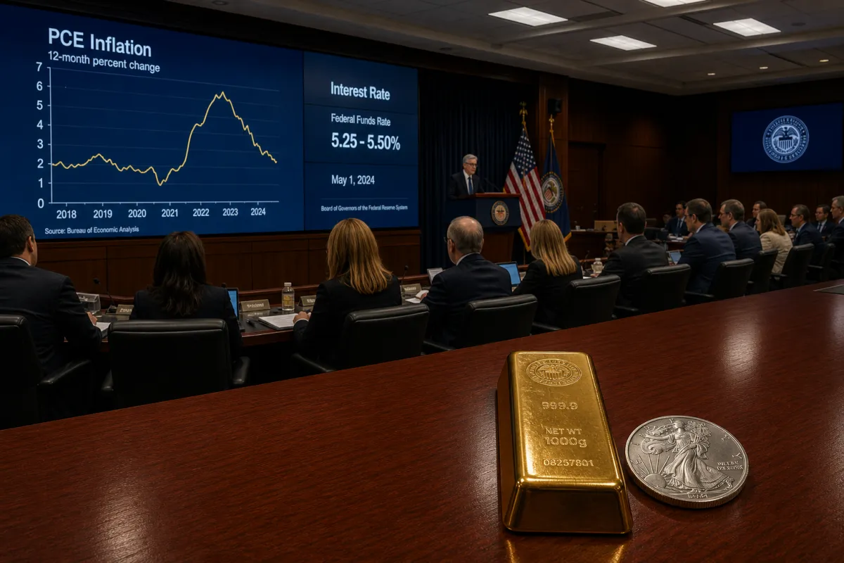 Precio oro y plata hoy: PCE y Jackson Hole, claves 26 agosto 2026