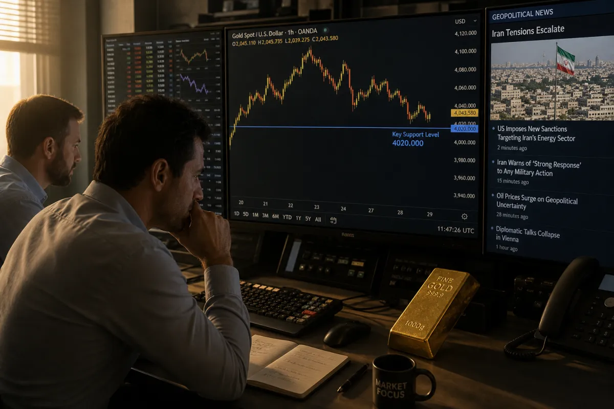 Precio oro hoy: ¿por qué cae hacia 4.020 $ el 16 jul 2026?