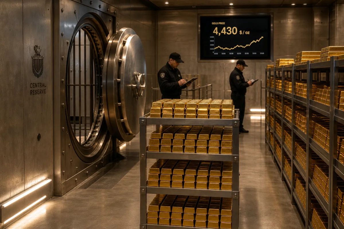 Precio oro sube a 4.430 $: 5 claves del mercado hoy