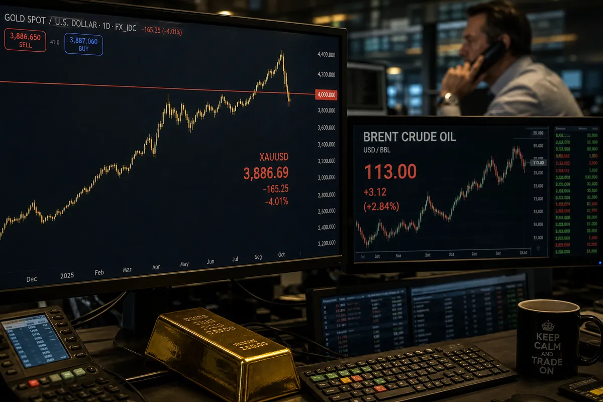 Precio oro cae bajo 4.000 $: claves del 23 oct 2026