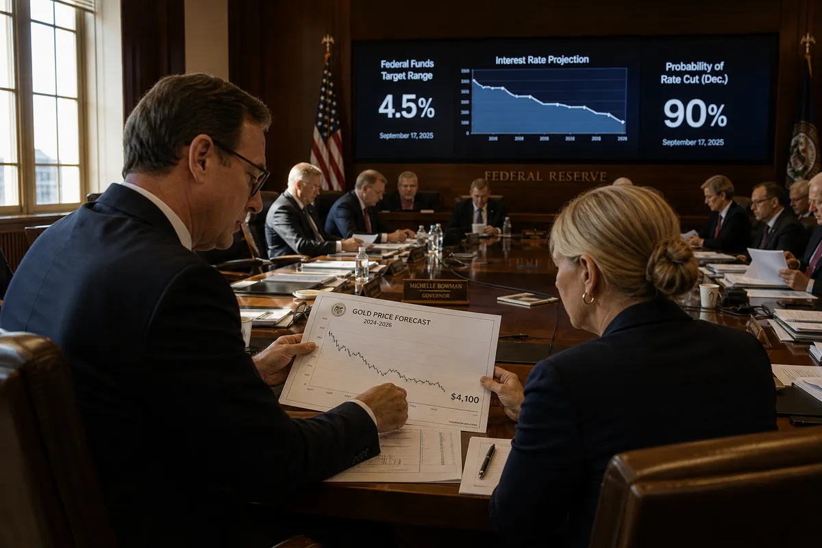 Precio oro cae a 4.110 $ ante la Fed: claves del 21 oct 2026