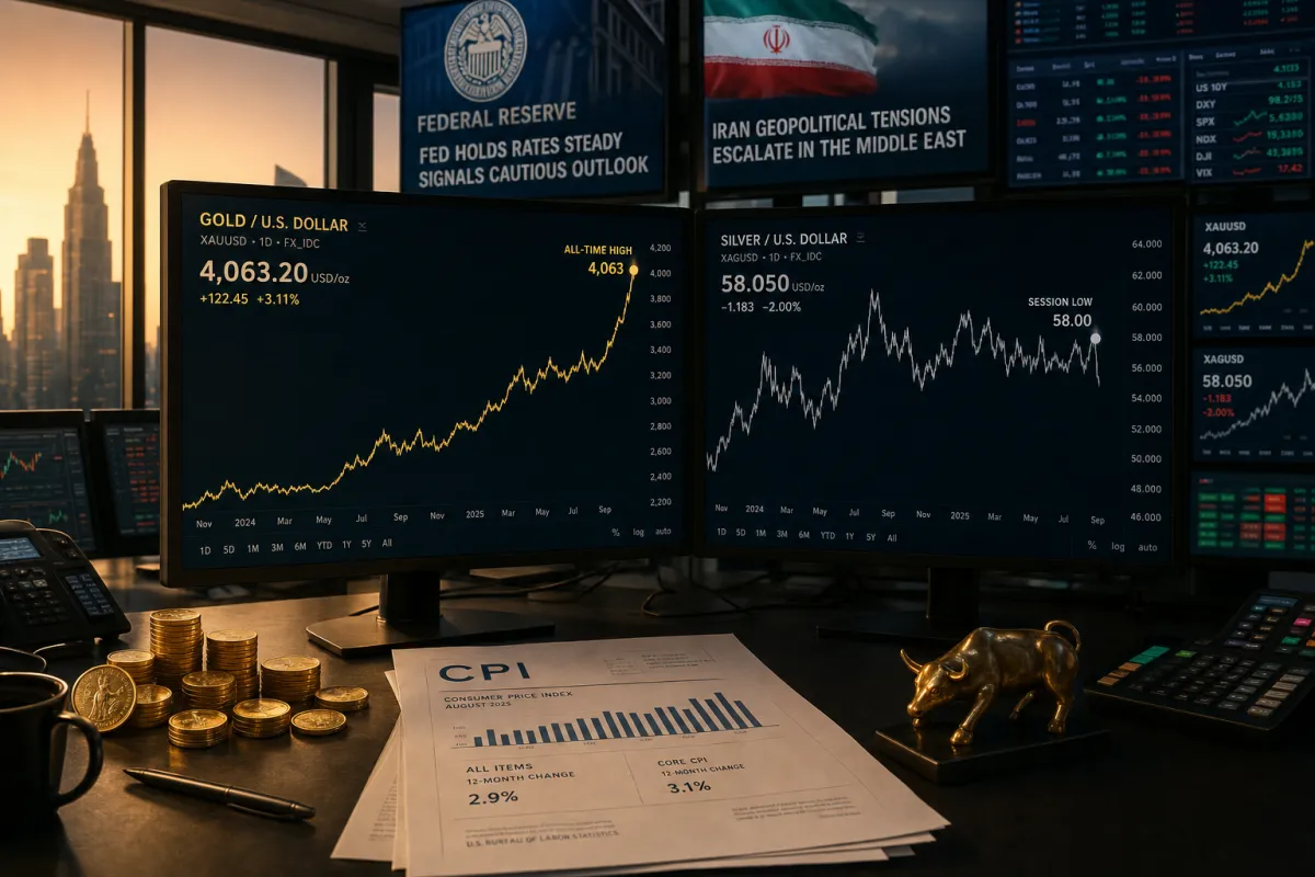 Precio oro sube a 4.063 $ hoy: 8 claves del 15 julio
