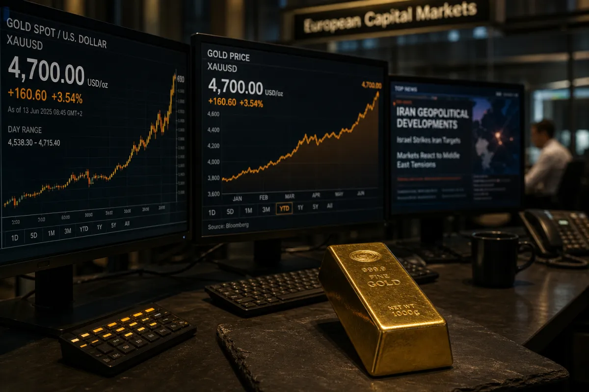 Precio oro 2026: sube a 4.700 $/oz, máximo en 3 meses