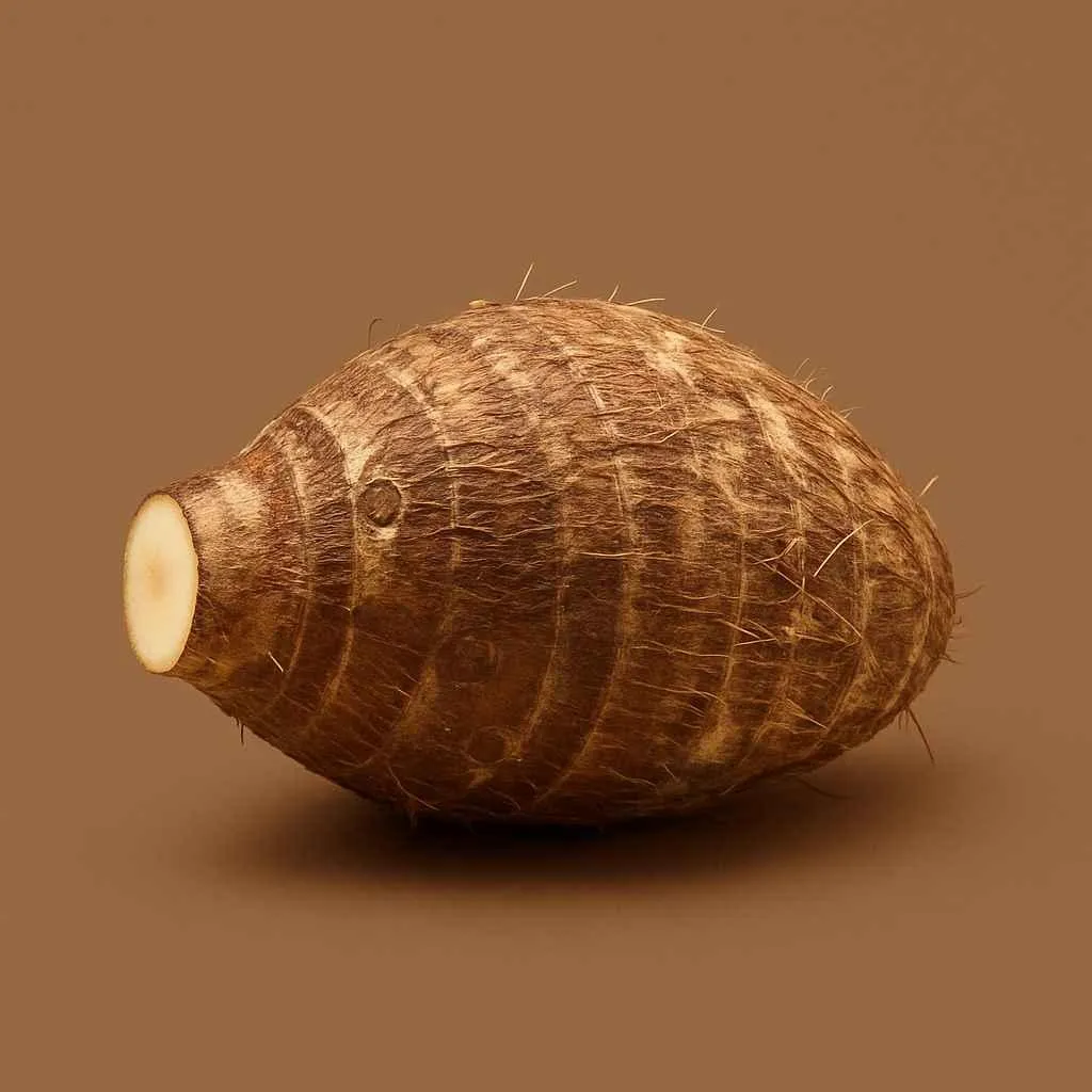 Ugandan cocoyam – nutrient-rich root crop with starchy texture, export-certified and bulk-supplied for food processors and distributors in UK, EU, and Gulf.