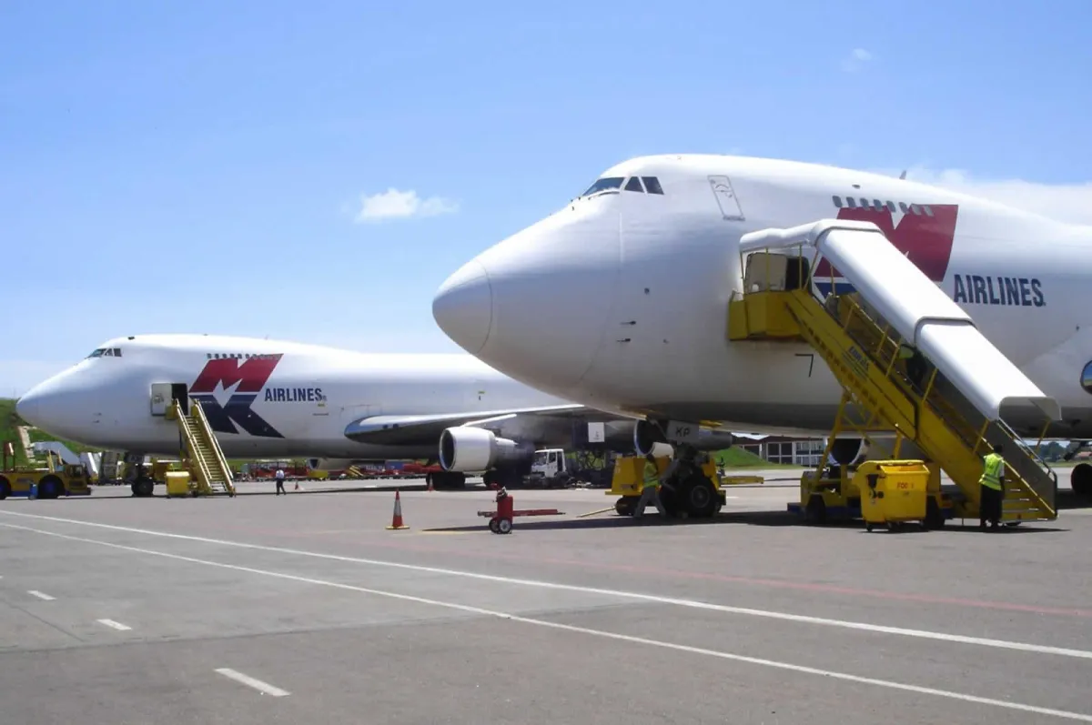 Mashamba Uganda fresh produce ready for fast air freight at Entebbe International Airport, supplying wholesale buyers across the UK, Europe, and Middle East.