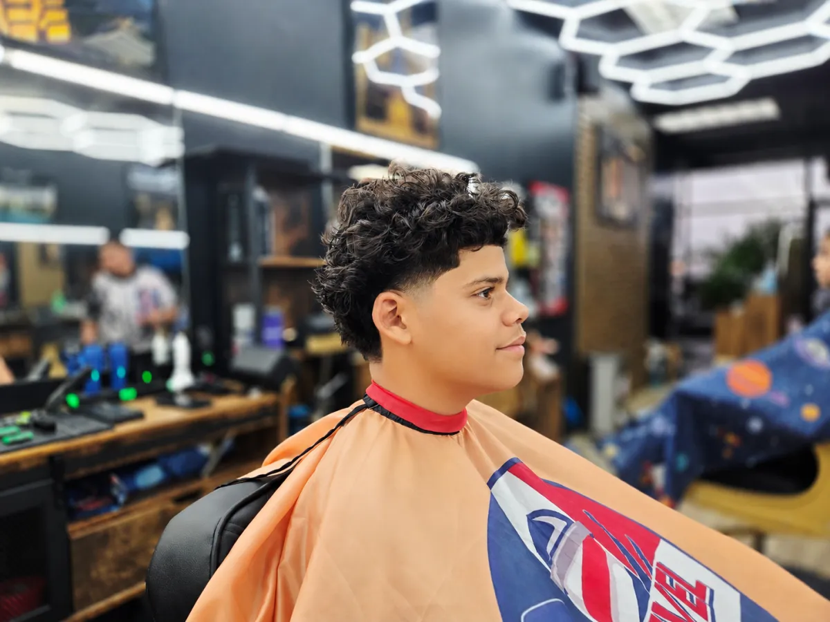Professional men’s haircut by faded by Pablo barber in Katy Texas