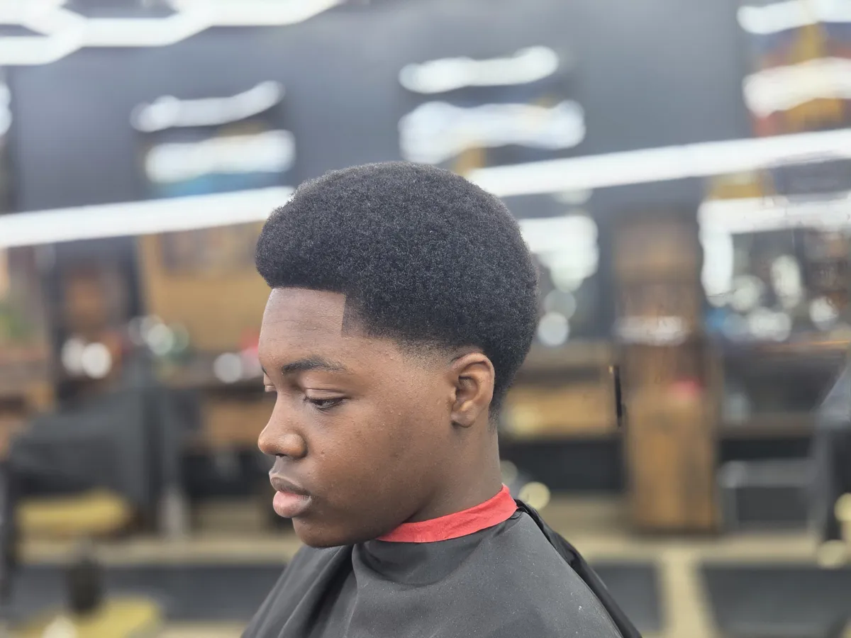Fresh fade and lineup by faded by Pablo in Katy Texas