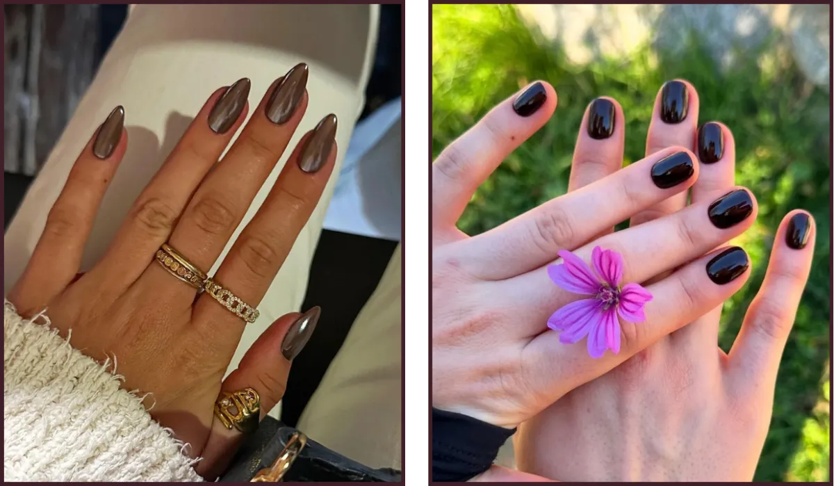 Chloe Pascarella's press on nail artwork after learning luxury techniques