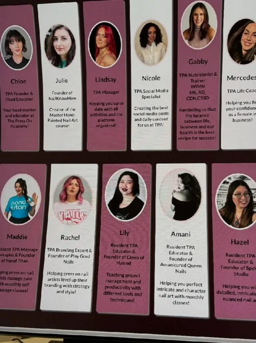 The Press On CEO Method team page showing individual team members.