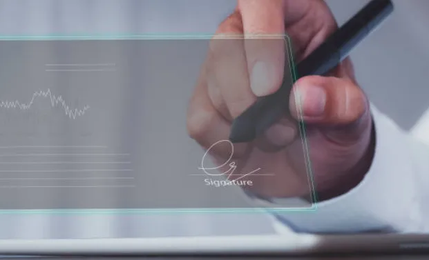 Electronic sign-off and tracking image