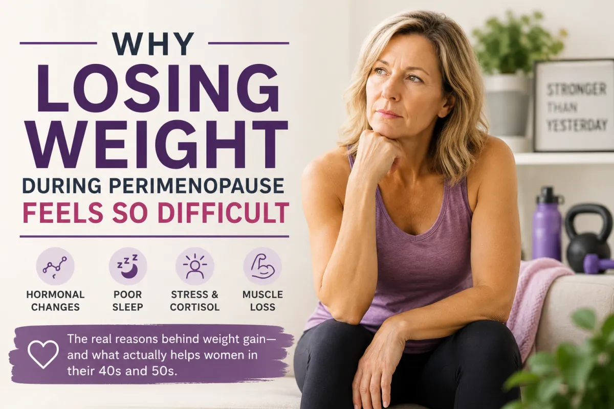 Why Losing Weight During Perimenopause Feels So Difficult