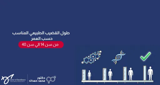 طول القضيب الطبيعي المناسب حسب العمر – من سن 14 الي سن 40 – د. محمد حمدان