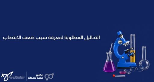 رسم توضيحي مكبر لشريط الحمض النووي (DNA) متوهج باللون الأزرق، بجانبه نص: "ما أسباب تشوهات الحيوانات المنوية؟ وهل تمنع الحمل؟"، مع شعار الدكتور محمد حمدان.