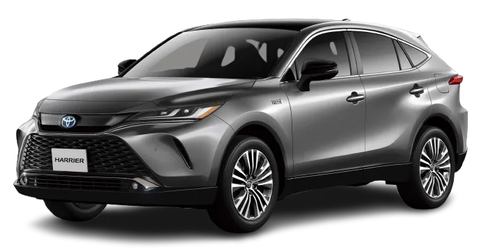 Toyota Harrier luxury SUV rental – premium comfort and performance.