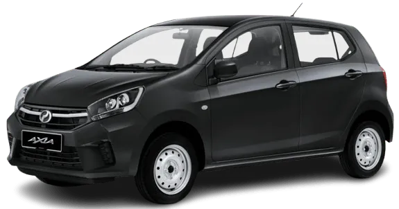 Perodua Axia for rent in Sandakan and Tawau - Budget compact car rental