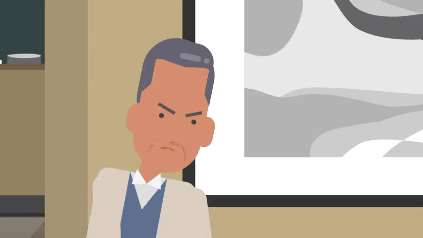 Extrait d'un motion design Vyond pour le Conseil de l'Europe