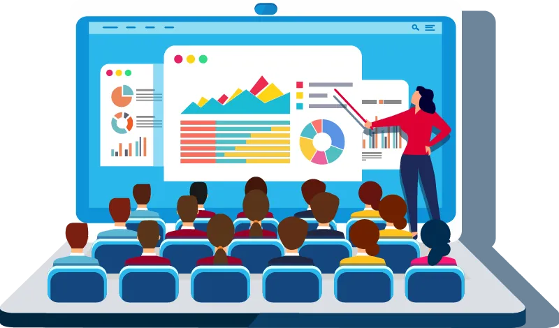 Illustration d'une classe virtuelle