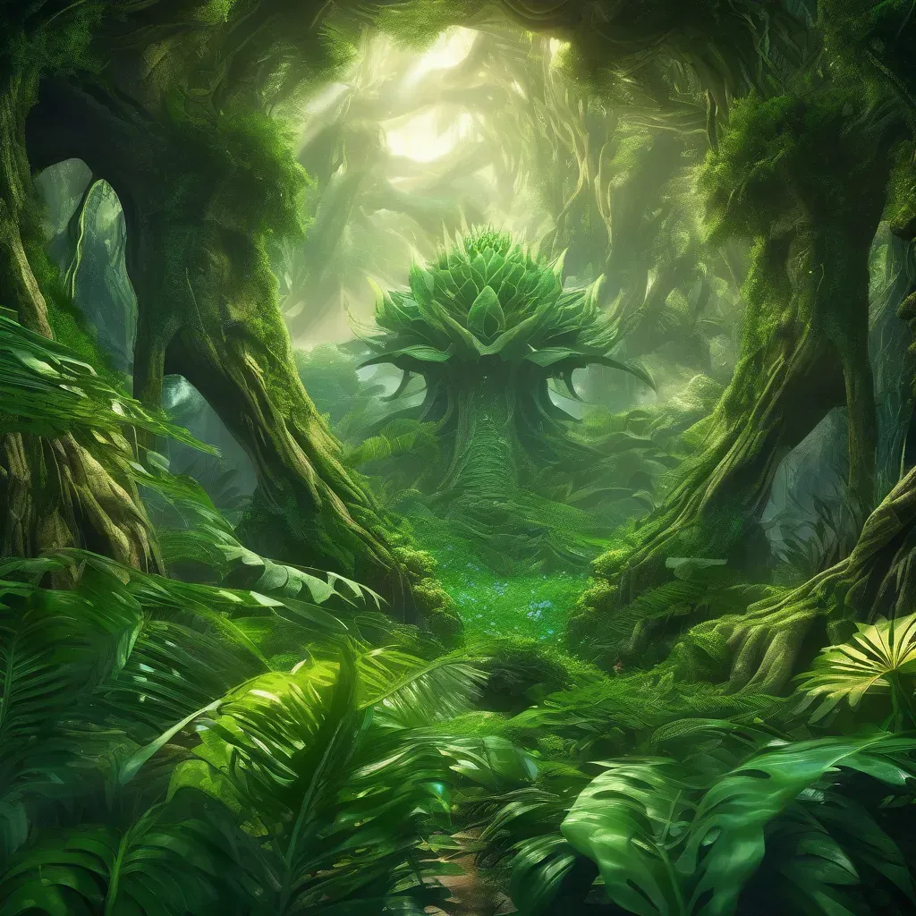 „Kalderas dzsungele az Ykarus világában – ősi, sűrű növényzettel borított, mágikusan védett dzsungel, ahol az élet minden formája a félisten Kalderas felügyelete alatt áll.”