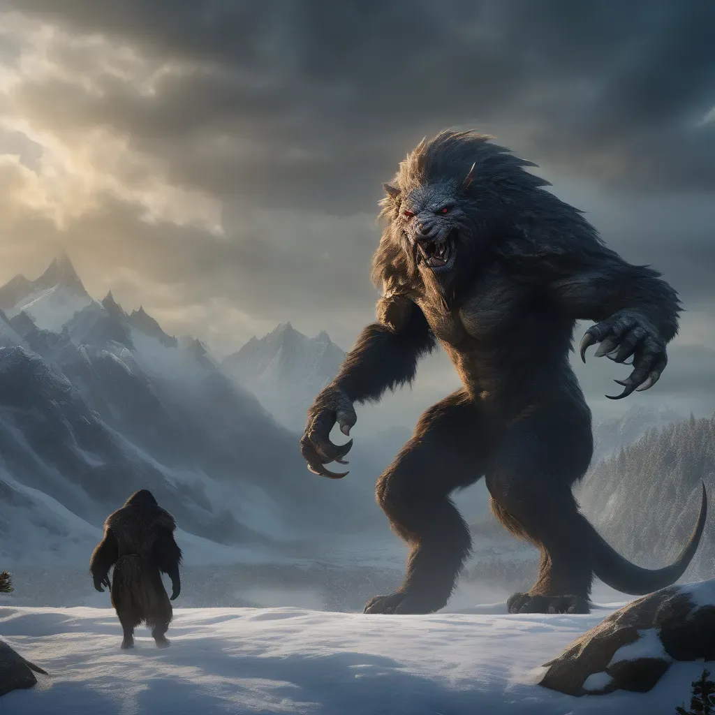 „Kiméra-ember az Ykarus világában – rendkívül ritka, mutálódott alakváltó lény több állati vonással, magányos vándorként él a zord hegyvidékeken, akit egyszerre övez félelem és tisztelet.”