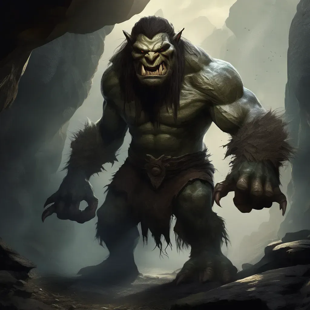 Barlangi troll Ykarus világában, a Szörnyek Földjének sötét barlangjaiban élő kemény bőrű és nagy karmú troll fajta