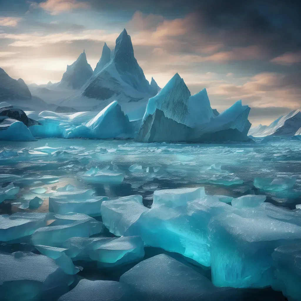 „A Fagy Óceánja Ykarus világában Frostheimet körülvevő, jégtáblákkal borított, zord vízvidék. A dermedt tenger természetes védőgyűrűként zárja el az északi kontinens birodalmát.”