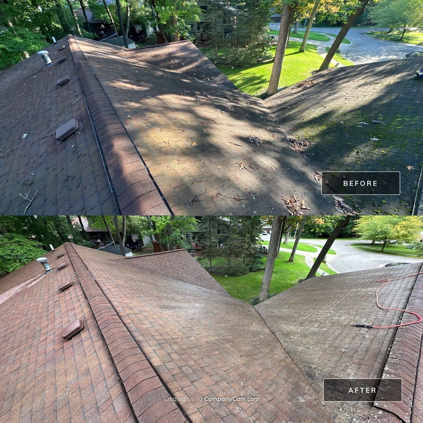 Roof Washing in Lapeer