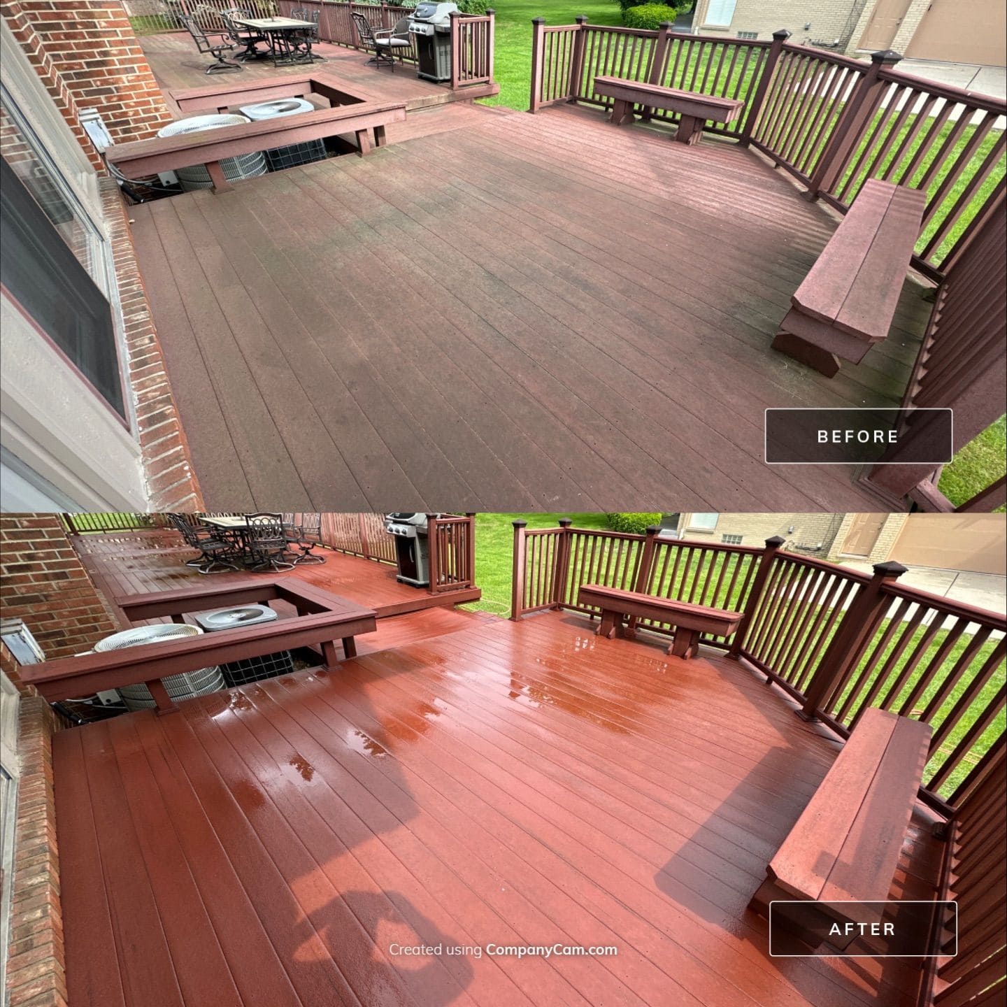 Composite Deck Cleaning in Lapeer