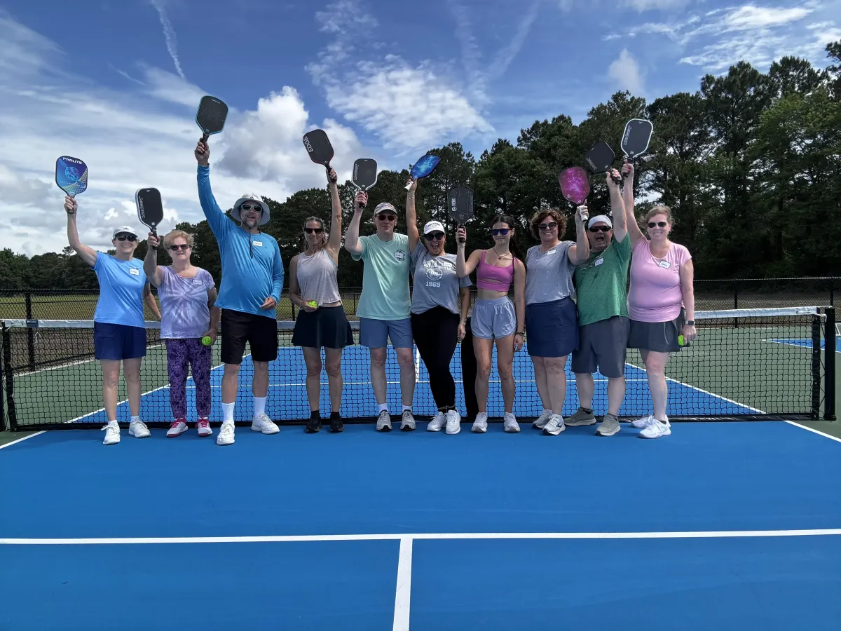Action clinic photo of players