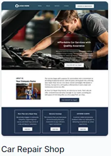 Automotive Industry Car Repair Website