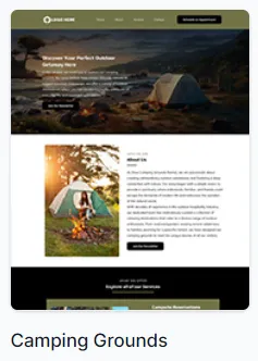 Travel & Hospitality Industry - Camping Grounds
